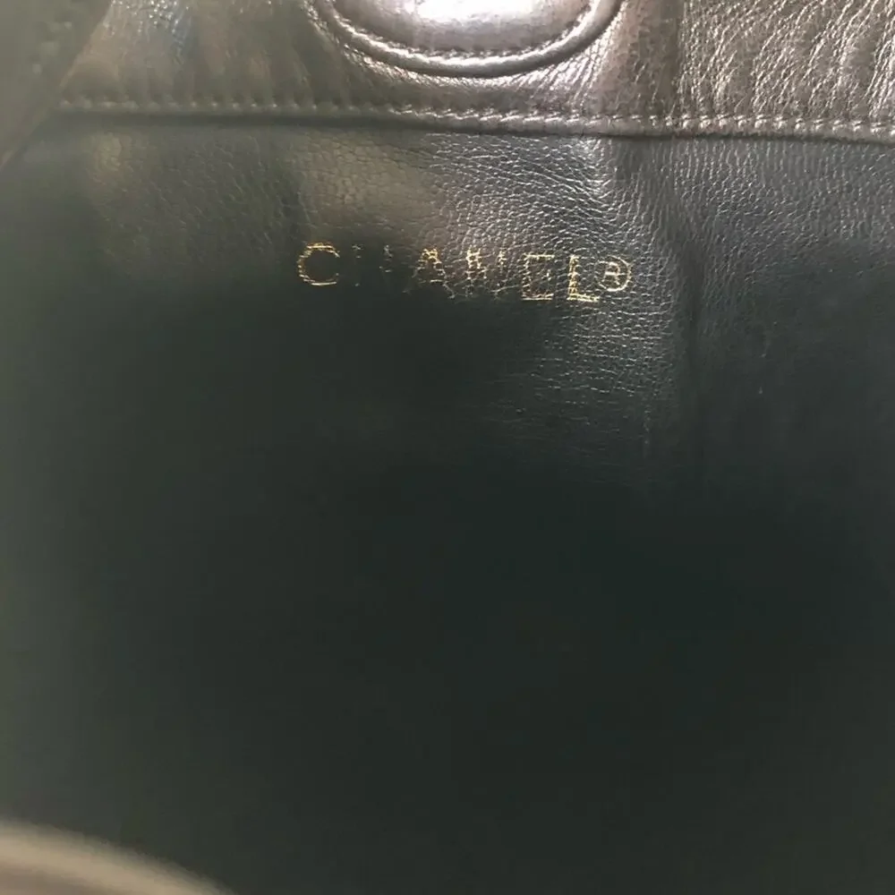 Chanel Gabrielle Lambskin CC Drawstring Dark Brown Backpack Bag - Picture 8 of 10